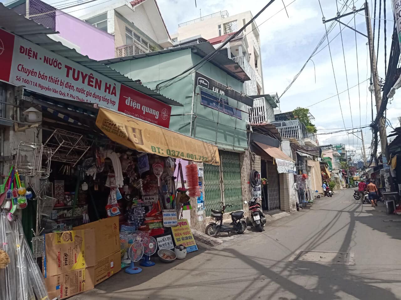 Nhà bán Q7, hẻm 160 Nguyễn Văn Quỳ, 140m2, Phú Thuận